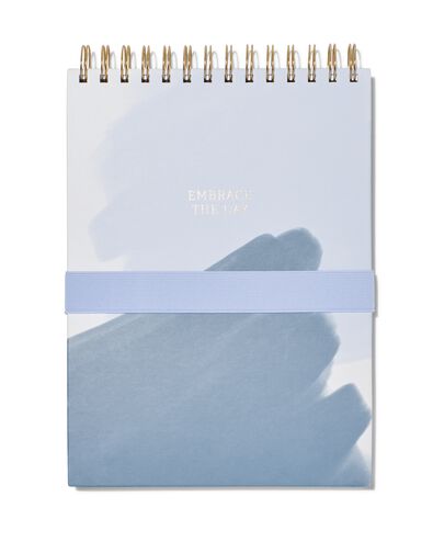 schetsboek met spiraal blanco 25.4x18.6 grijs
