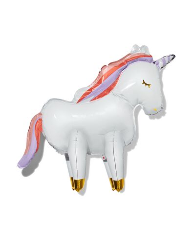 folieballon 3D eenhoorn 55cm hoog
