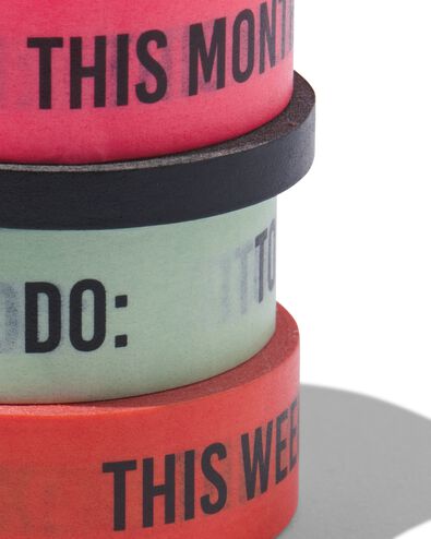washi tapes - 4 stuks