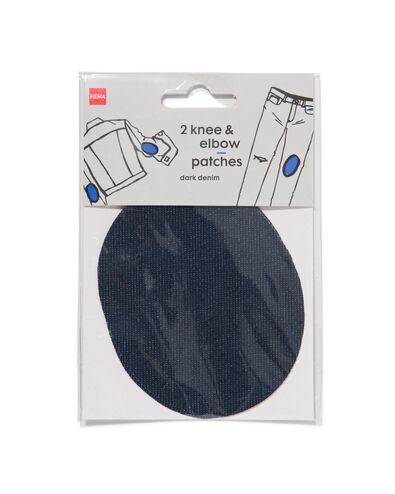 kniestukken 11x9 donker - 2 stuks