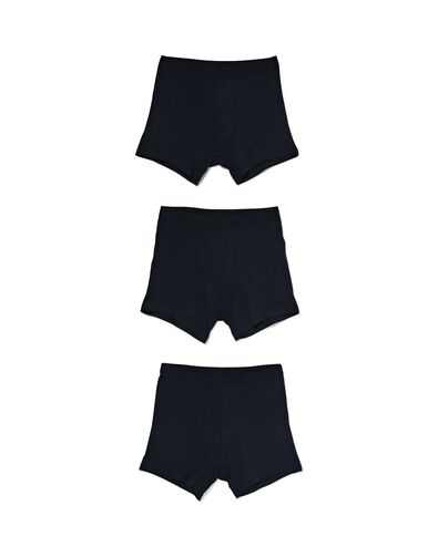 herenboxers lang - 3 stuks blauw