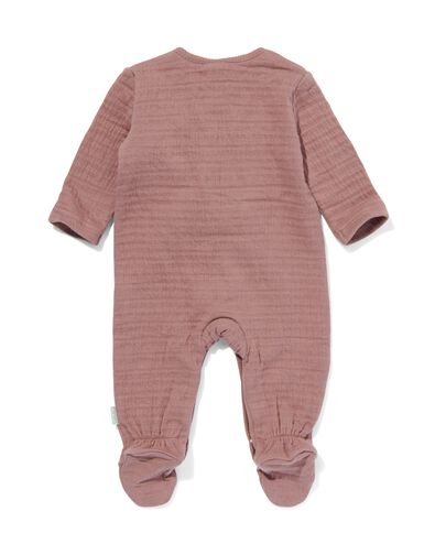 newborn overslagpakje seersucker bruin