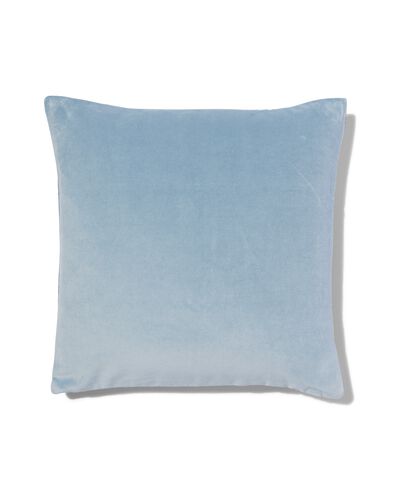 kussenhoes velours 50x50 blauw