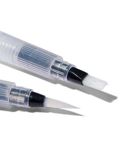 hervulbare waterpenseelset - 2 stuks