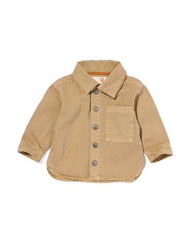 baby overhemd  okergeel
