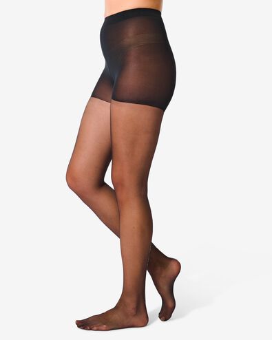 panty fashion glitter naad 20denier zwart