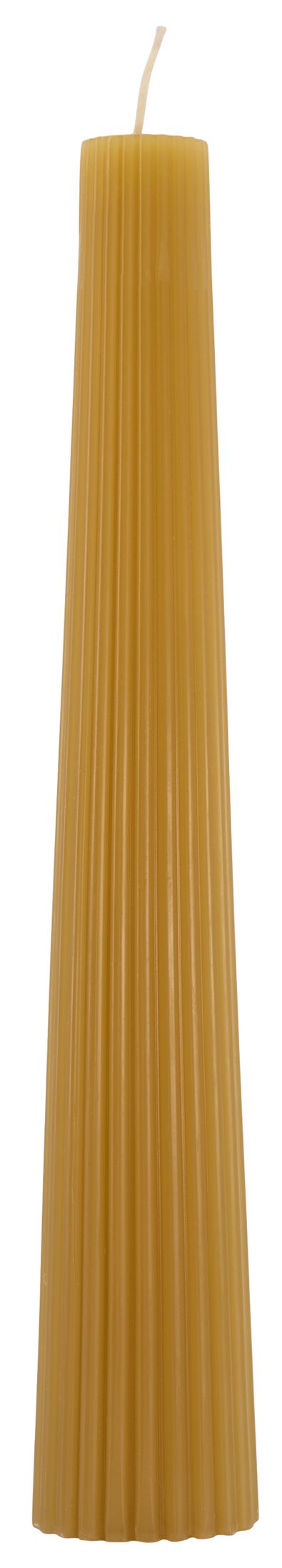 ribbelkaars okergeel