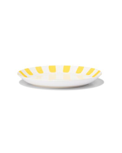gebaksbordje &Oslash;17cm Tafelgenoten new bone wit met geel