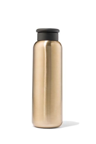 isoleerfles dubbelwandig rvs goud 450ml