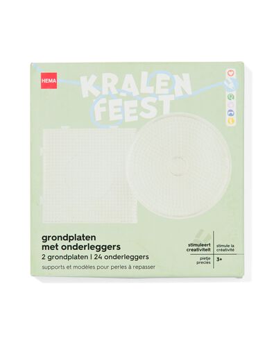 strijkkralen grondplaten - 2 stuks