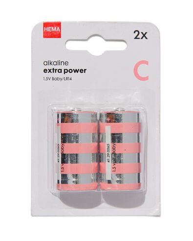 C alkaline extra power batterijen - 2 stuks