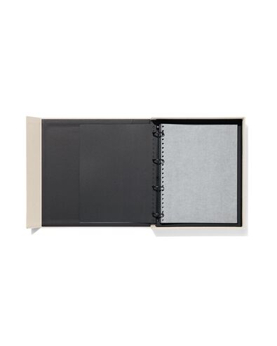 fotoboek tafelmap 33x28 linnen ecru