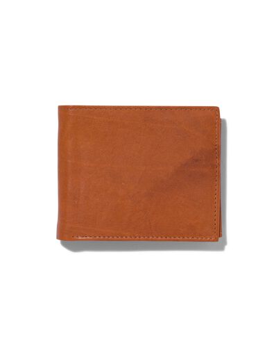 billfold portemonnee bruin leer RFID 9.5x11.5
