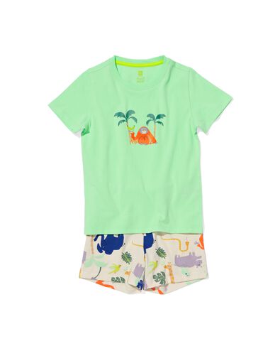 kinder shortama jungle lichtgroen