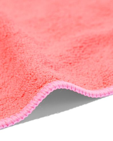 microvezeldoekjes 35x35 roze/geel/oranje - 3 stuks