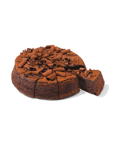 chocoladetaart XL 10 p. gesneden