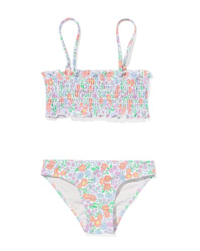 kinder bikini met bloemen multi