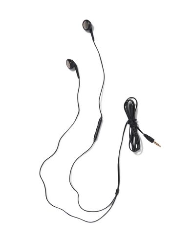 oortelefoon half in-ear comfort zwart