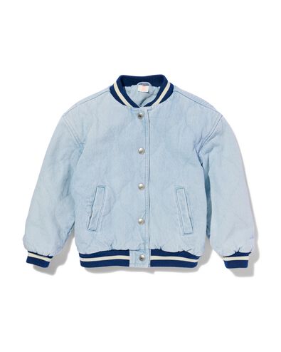 kinder bomberjack denim lichtblauw