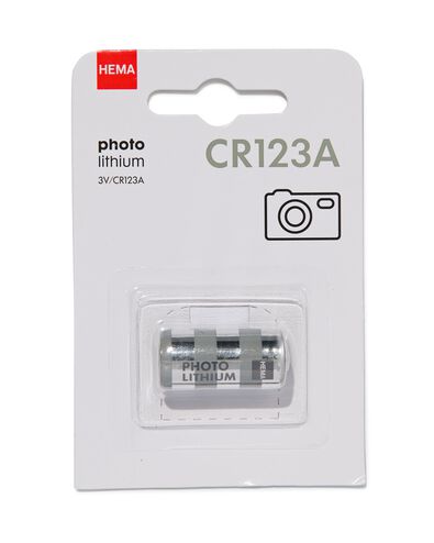 CR123A photo lithium batterij