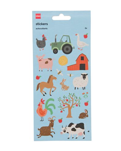 stickervellen boerderij 19x10 - 2 stuks