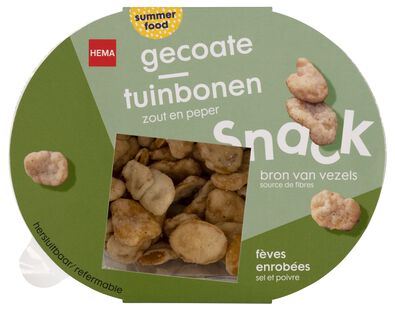 gecoate tuinbonen snack 80g