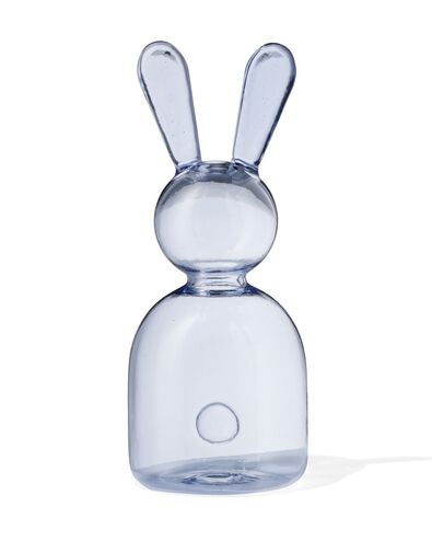 glazen konijn 15cm lila
