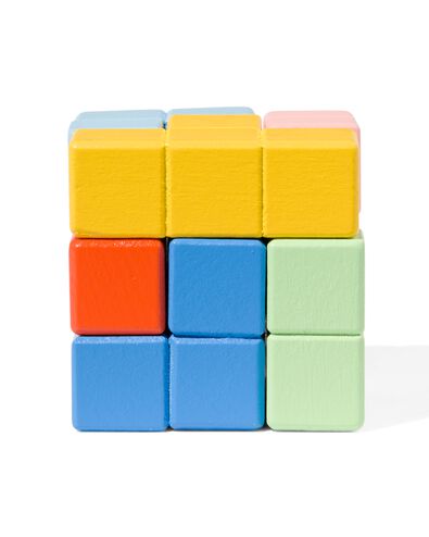 puzzel kubus hout