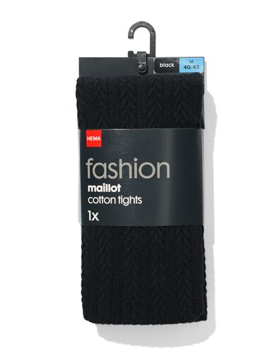 maillot fashion kabel zwart