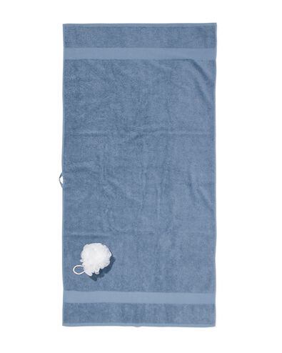 handdoek 70x140 zware kwaliteit grijsblauw