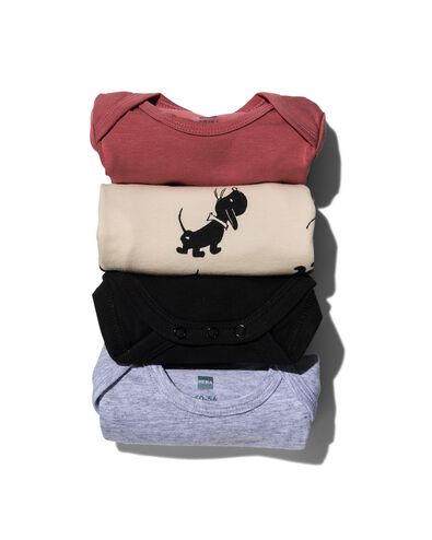 romper stretch grijsmelange