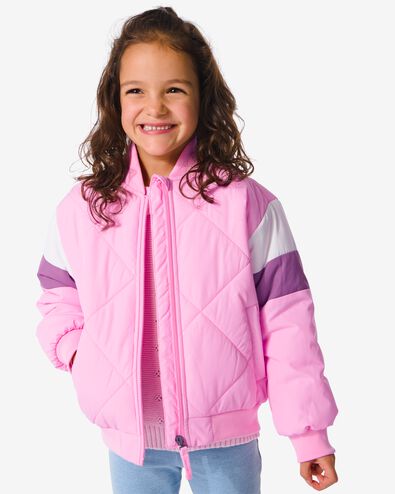 kinder bomberjack roze