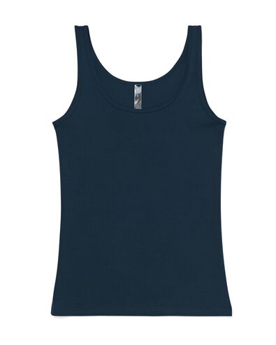 dameshemd donkerblauw