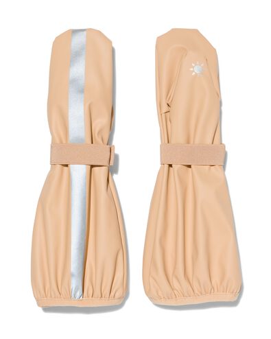 regenwanten voor baby's/kids beige camel