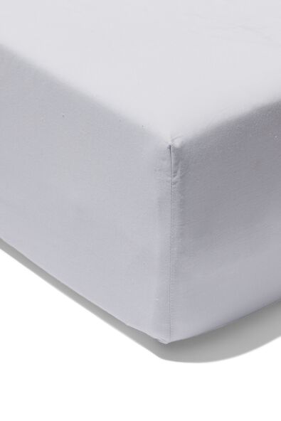 hoeslaken voor boxspring 90x220 zacht katoen lichtgrijs