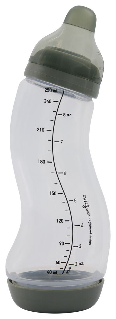 Difrax baby anti-koliek S-fles 250 ml groen