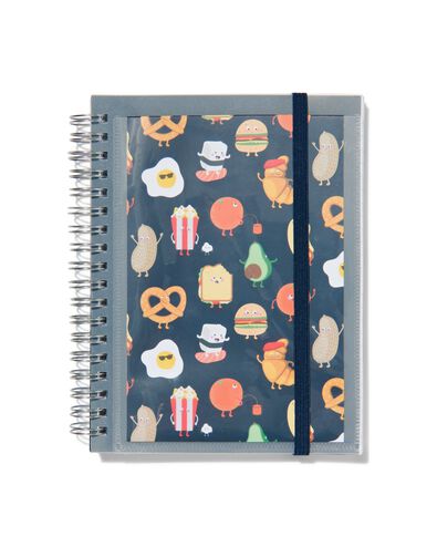 insteek notitieboek met spiraal 16.5x12.5 gelinieerd
