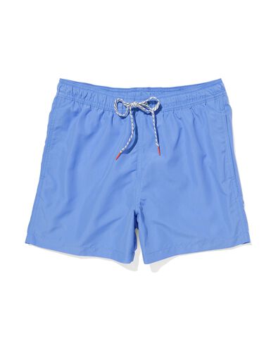 heren zwembroek  felblauw