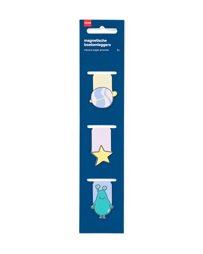 magnetische boekenleggers - 3 stuks