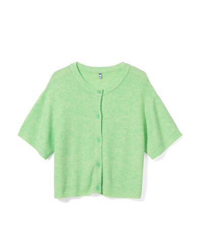 damesvest Grace gebreid groen