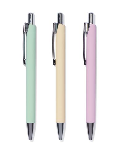 hervulbare pennenset mat - 3 stuks