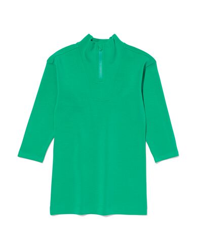kinderjurk met rits groen
