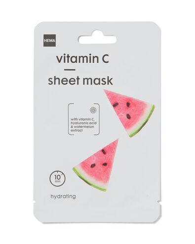 sheet gezichtsmasker vitamine C