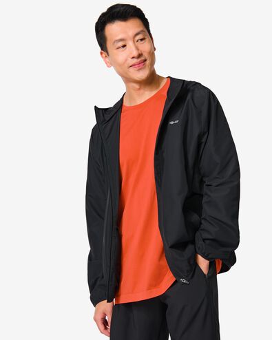 heren windstopper sportjas zwart