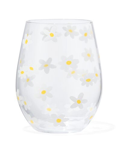 drinkglas 550ml bloemen