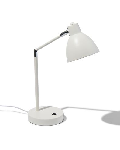 bureaulamp met USB poort wit