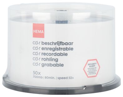 CD-R 700 MB/80 minuten - 50 stuks
