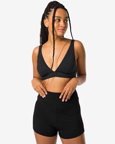 dames zwemshort/short zwart