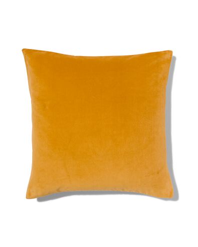 kussenhoes velours 50x50 geel