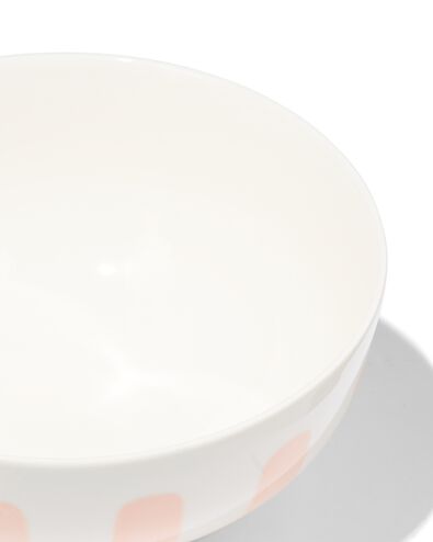 schaaltje &Oslash;11cm Tafelgenoten new bone wit met roze